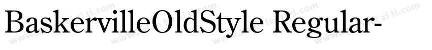 BaskervilleOldStyle Regular字体转换